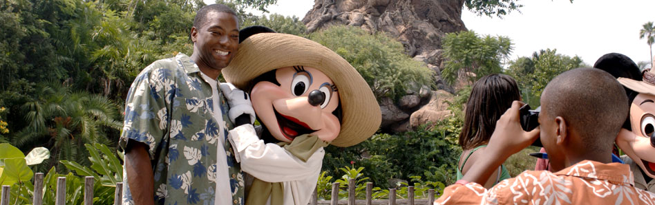 Disney Characters at Animal Kingdom theme park